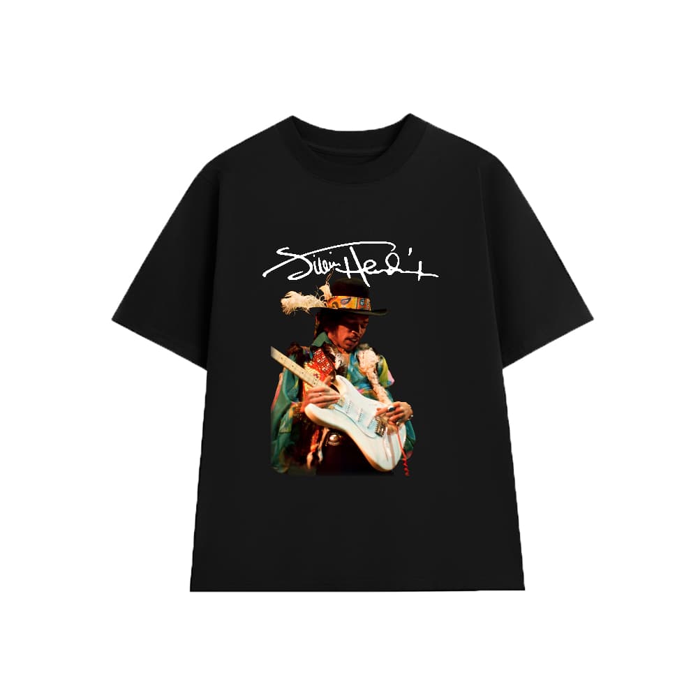 Áo Thun Jimi Hendrix JH007, Unisex Form Rộng Cotton Mềm