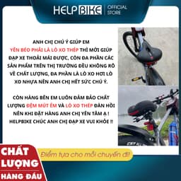 Yên xe đạp LÒ XO THÉP, Yên xe đạp thể thao êm ái chống nước phù hợp với mọi dòng xe - YB01 4