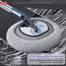 Chổi Lau Rửa Xe Ô Tô Đa Năng, Cây Chổi Lau Rửa Xe Hơi Bông Sợi Mềm, Điều Chỉnh Cán Dài Vệ Sinh Xe 5