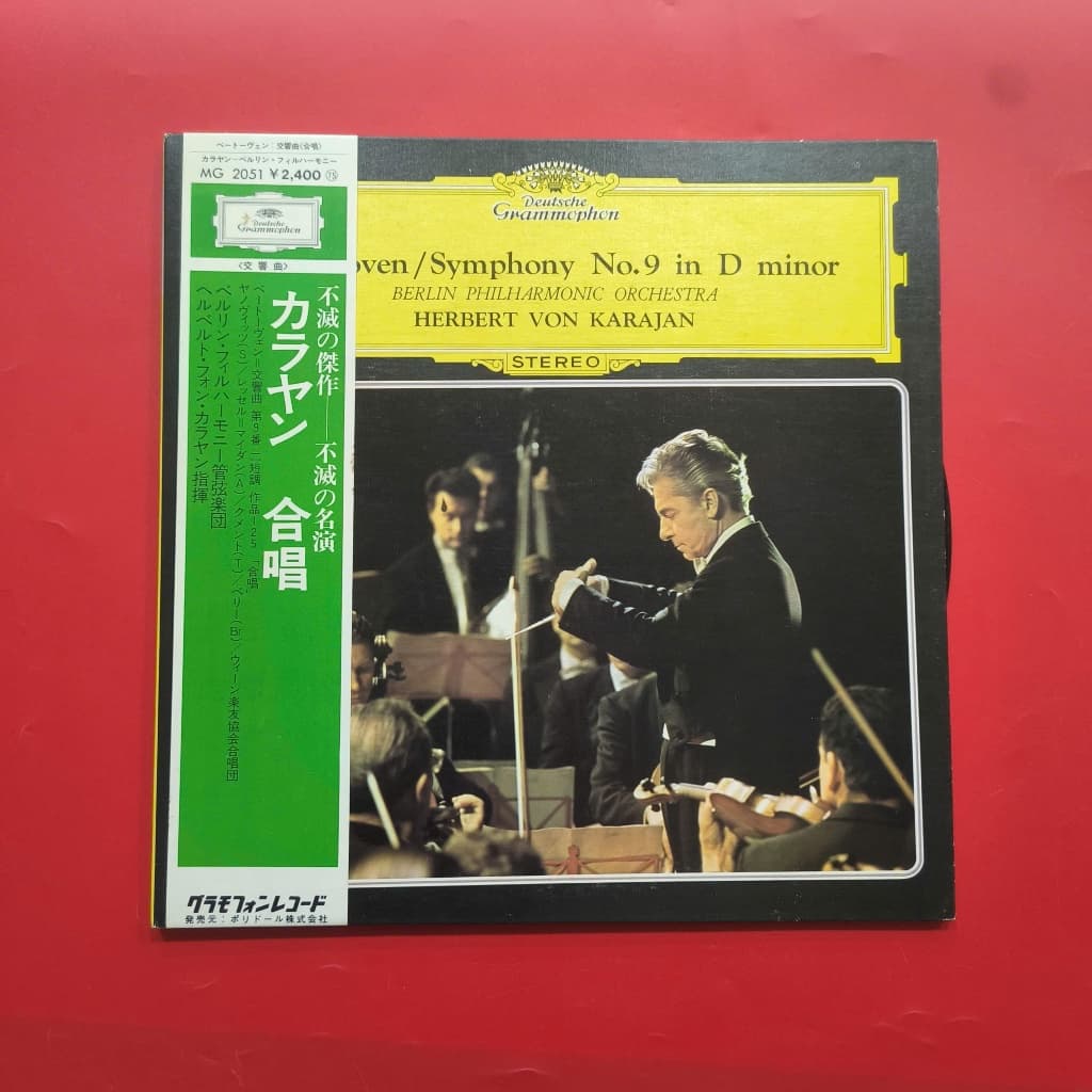 Đĩa than Beethoven- Berliner Philharmoniker, Herbert Von Karajan – Symphony No.9 in D minor