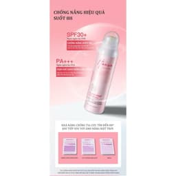 Xịt chống nắng nâng tone HEXZE 100ml, SPF30 PA+++ hấp thụ tia cực tím, dưỡng trắng, nâng tone da 4