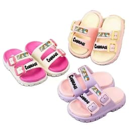 Dép bánh dép lê bé gái mì 2 quai đế mềm êm chân cho bé gái DG01 338B50 thoáng khí êm chân 5