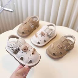 Dép Sandal Tập Đi Cho Bé 2026 Có Tiếng Kêu Siêu Nhẹ Đế Êm Chống Trượt An Toàn Cho Bé Trai Bé Gái (M02) 1