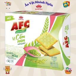 Bánh Quy Cracker Dinh Dưỡng AFC Vị Cốm Non, Vị Hạt Thảo Mộc Bắp Xào Bơ - HÀNG CHÍNH HÃNG 3