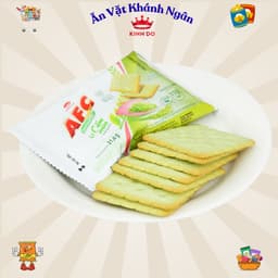 Bánh Quy Cracker Dinh Dưỡng AFC Vị Cốm Non, Vị Hạt Thảo Mộc Bắp Xào Bơ - HÀNG CHÍNH HÃNG 7