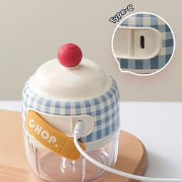 Máy xay tỏi ớt mini cầm tay đa năng. Dụng cụ băm nhuyễn nhanh gọn, dễ vệ sinh cho nhà bếp - Majehome 5