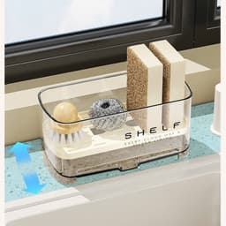 Giá đựng giẻ lau bếp thông minh có rãnh thoát nước. Kệ để miếng rửa chén gọn gàng tiện lợi - Majehome 6