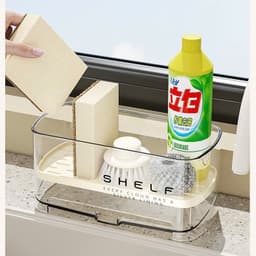 Giá đựng giẻ lau bếp thông minh có rãnh thoát nước. Kệ để miếng rửa chén gọn gàng tiện lợi - Majehome 7
