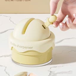 Dụng cụ mài dao hình kem dễ thương. Đồ mài dao mini nhà bếp nhanh gọn sắc bén - Majehome 3