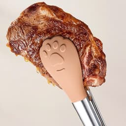 Kẹp thức ăn silicon hình gấu dễ thương. Kẹp gắp đồ nướng chịu nhiệt an toàn - Majehome 4