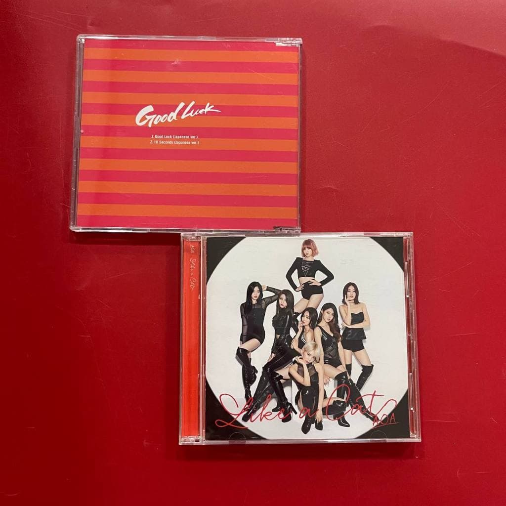 [Album Kpop] Album AOA Chính Hãng - Heart Attack, Miniskirt, Like A Cat, Good Luck (Secondhand/Pre-owned)