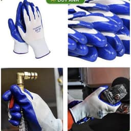 [giá sỉ]12 Đôi Găng Tay 518 Phủ Cao Su -găng tay bảo hộ lao động_găng tay lao động phủ sơn-Găng Tay Bảo Hộ Cao Su Đi Làm 2
