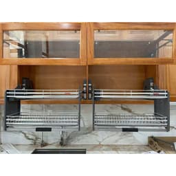 FULCO Giá Bát Nâng Hạ Nan Dẹt Inox 304 Cao Cấp Mã FC08-05A. Bảo Hành Han Rỉ Chọn Đời Tại Nhà Trên Toàn Quốc. 1