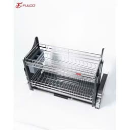FULCO Giá Bát Nâng Hạ Nan Dẹt Inox 304 Cao Cấp Mã FC08-05A. Bảo Hành Han Rỉ Chọn Đời Tại Nhà Trên Toàn Quốc. 8