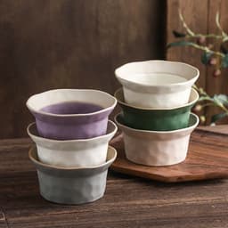 Bát gốm sứ màu pastel kèm thìa cao cấp. Tô ăn mì, tráng miệng phong cách Hàn Quốc decor bếp xinh - Majehome 2