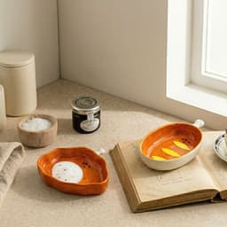 Bát gốm sứ đựng bánh mì dễ thương. Chén chấm cao cấp decor bàn ăn xinh xắn - Majehome 4