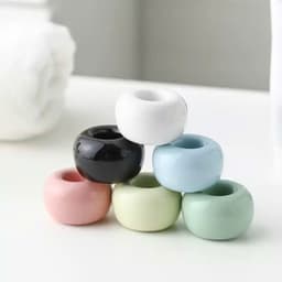 Giá để bàn chải đánh răng gốm sứ 1 ngăn cao cấp. Kệ đựng bàn chải bằng gốm chống ẩm mốc decor phòng tắm - Majehome 2