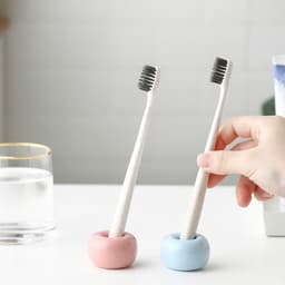 Giá để bàn chải đánh răng gốm sứ 1 ngăn cao cấp. Kệ đựng bàn chải bằng gốm chống ẩm mốc decor phòng tắm - Majehome 5