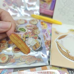 Hộp 20 Tập Dán(Mỗi Tập 24 Tờ Dán) Sticker Chủ Đề Nấu Ăn Loại To Mix Nhiều Mẫu 3