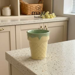 Cốc sứ hình kem dễ thương cao cấp. Ly uống nước, cốc cafe decor bàn ăn xinh xắn - Majehome 3