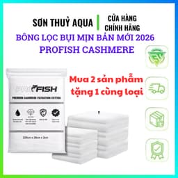 Bông lọc siêu to khổng lồ PROFISH Cashmere  thế hệ MỚI 2026 siêu thấm hút nước giữ phân cá cặn bẩn 1