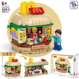 Đồ Chơi Lắp Ghép mô hình cửa hàng đường phố size lớn 300+ Chi Tiết – Đồ Chơi Thông Minh - TATOYS 8
