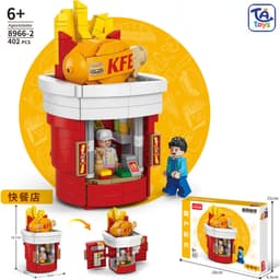 Đồ Chơi Lắp Ghép mô hình cửa hàng đường phố size lớn 300+ Chi Tiết – Đồ Chơi Thông Minh - TATOYS 4