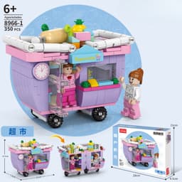 Đồ Chơi Lắp Ghép mô hình cửa hàng đường phố size lớn 300+ Chi Tiết – Đồ Chơi Thông Minh - TATOYS 3