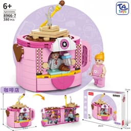 Đồ Chơi Lắp Ghép mô hình cửa hàng đường phố size lớn 300+ Chi Tiết – Đồ Chơi Thông Minh - TATOYS 9