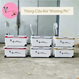 Thùng Câu Đài " Khương Phi " 45L Bản Có Tựa Và Không Tựa 1