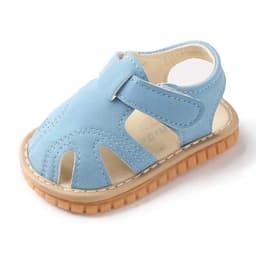 Giày Tập Đi Em Bé Có Tiếng Kêu Đế Mềm Nhẹ Êm Chân Chống Trơn Trượt Quai Dán Tiện Lợi (187) 9