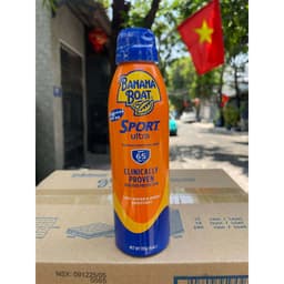 Chai xịt chống nắng BANANA BOAT SPORT SPF 65 (Mẫu mới 2026), BANANA BOAT KID SPF 50 - Chai lớn 170g 5