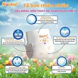 Bỉm KuuBee BaB Siêuu thấm Hút,Mỏng Nhẹ dành Cho Bé 2