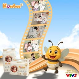 Bỉm KuuBee BaB Siêuu thấm Hút,Mỏng Nhẹ dành Cho Bé 4