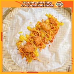 [DEAL LIVE] combo M3 bánh tráng phơi sương bơ phô mai PACO food đầy đủ topping bánh tráng tóp mỡ kèm sốt-đồ ăn vặt snack 4