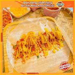[LIVE-9 MÓN] Combo Ngon Bánh Tráng Phơi Sương Paco Food 2 Sấp bánh tráng 2 Hủ Ruốc Hành Phi 2 Chai Bơ Phô Mai 1 Muối Béo 2