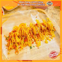 [LIVE-9 MÓN] Combo Ngon Bánh Tráng Phơi Sương Paco Food 2 Sấp bánh tráng 2 Hủ Ruốc Hành Phi 2 Chai Bơ Phô Mai 1 Muối Béo 3