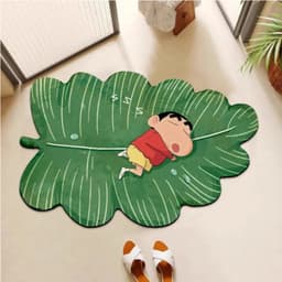 Thảm Chùi Chân Nhà Tắm Chống Trượt, Thảm Hoạt Hình Shin Chất Liệu Bùn Tảo Siêu Thấm Hút Nhanh Khô 2