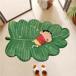 Thảm Chùi Chân Nhà Tắm Chống Trượt, Thảm Hoạt Hình Shin Chất Liệu Bùn Tảo Siêu Thấm Hút Nhanh Khô 9