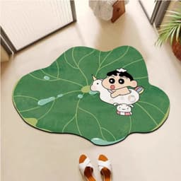 Thảm Chùi Chân Nhà Tắm Chống Trượt, Thảm Hoạt Hình Shin Chất Liệu Bùn Tảo Siêu Thấm Hút Nhanh Khô 8