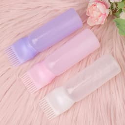Bình Nhuộm Tóc Có Đầu Lược Chải Dụng Cụ Nhuộm Tóc Tại Nhà Chai Đựng Thuốc Nhuộm Tiện Lợi 1