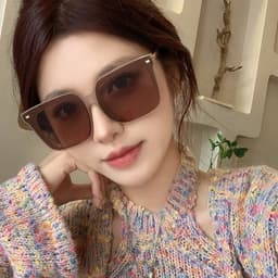 Kính Râm Nam Nữ Thời Trang Chống Tia UV NARO EYEWEAR Dáng Vuông Sang Chảnh Thời Trang Bảo Vệ Mắt 358 5