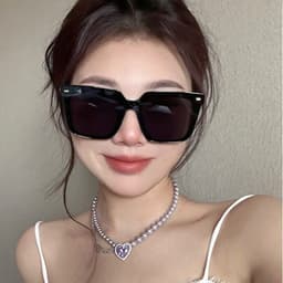 Kính Râm Nam Nữ Thời Trang Chống Tia UV NARO EYEWEAR Dáng Vuông Sang Chảnh Thời Trang Bảo Vệ Mắt 358 6
