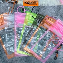 [Rẻ Vô Địch] Túi Chống Nước 3 Lớp Chắn Chắn, Trong Suốt, Lướt Điện Thoại Mượt 1