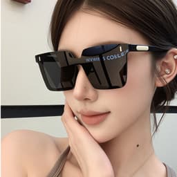 Kính râm mát thời trang nam nữ NARO EYEWEAR  gọng nhựa vuông chống tia UV phong cách Hàn Quốc 2221 6