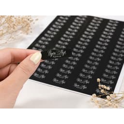200 Sticker In Tên Theo Yêu Cầu Mẫu MAKEUP NAILS Decal Nhựa Chống Nước TIỆM IN HADANA 7