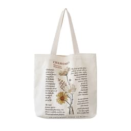 Túi vải đeo vai họa tiết hoa xinh xắn - túi tote canvas có khóa kéo thời trang dễ thương tota0313 4