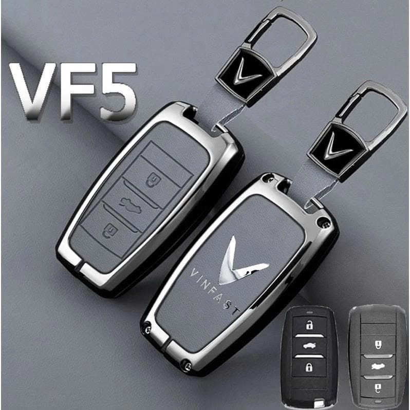 Vỏ Bọc Bảo Vệ Chìa Khóa Ô Tô Vinfast Limo Green, VF5, Herio Green Chất Liệu Hợp Kim Cao Cấp Bảo Vệ Chìa Khóa