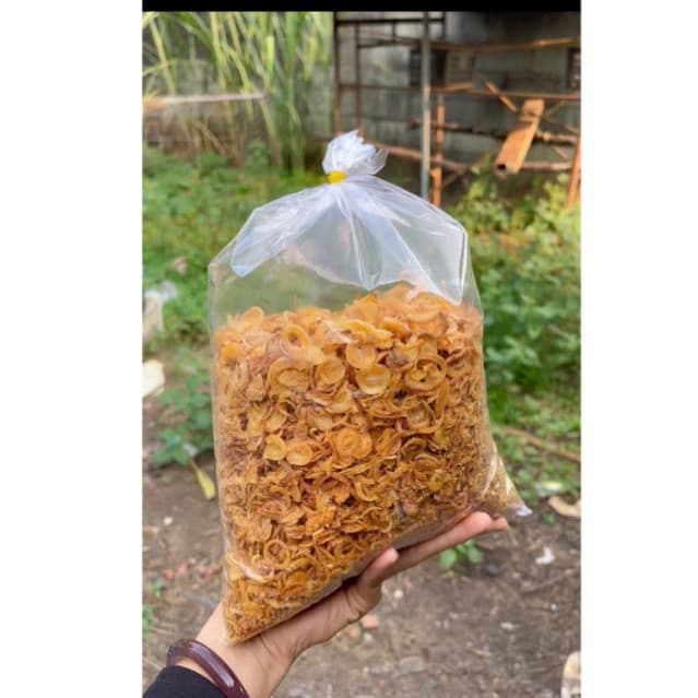 Hành Phi Thơm có tráng bột, Túi 500g 1Kg dùng với bánh tráng ,bánh cuốn ,xôi..vv… phù hợp cho các món ăn gia đình Việt
