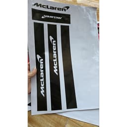 Tem Mclaren chất lượng cao, 3 lớp bền đẹp, chống nước, không phai màu, hàng chính hãng. 5
